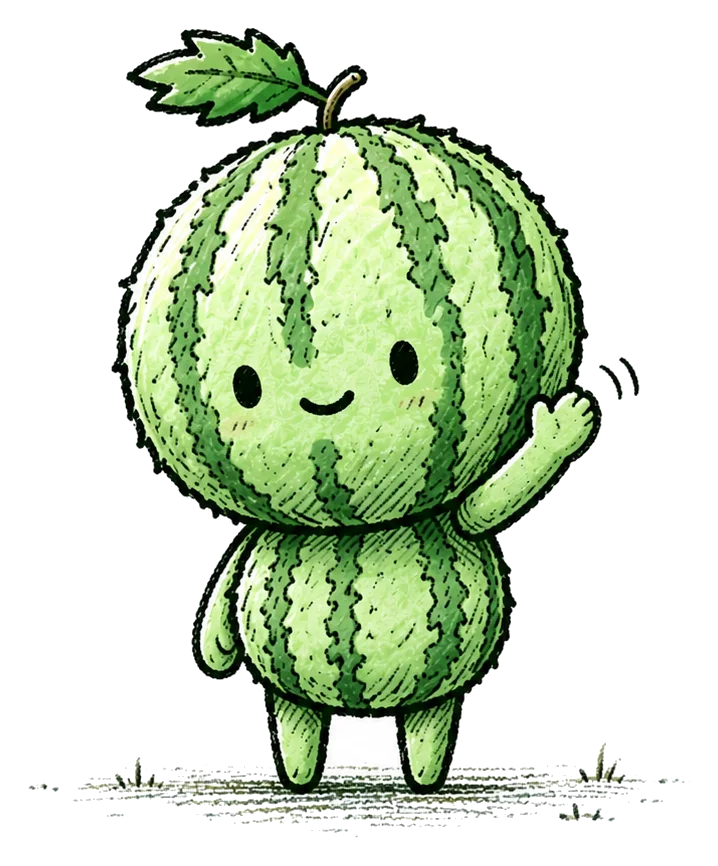 Le petit melon te salue